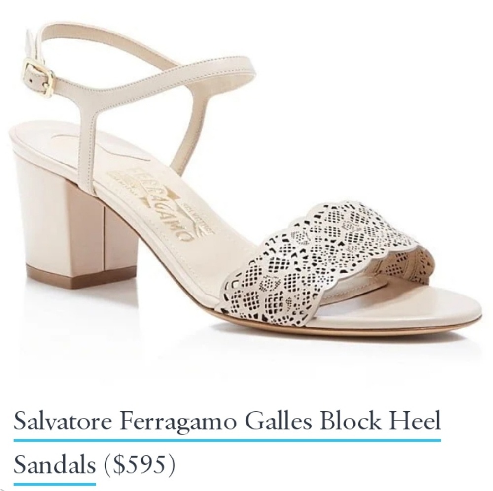 COPY - Salvatore Ferragamo Galles Block Heel Sandals